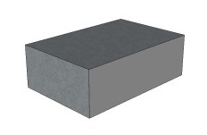 Betonový blok ABN18R 1200x800x400 mm